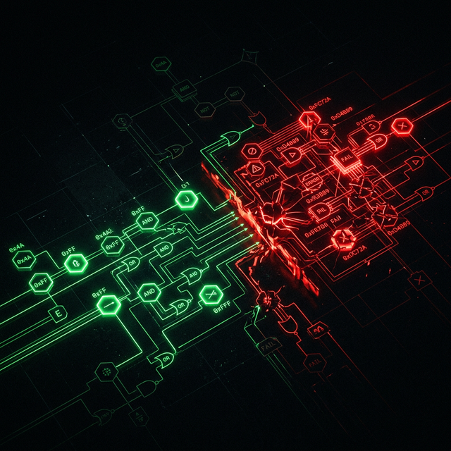 Abstract visualization of a system audit constraints